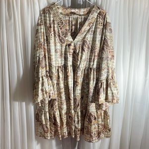 Entro Dress - Size 1X - soft silk material!